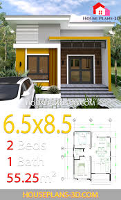 house design 6 5x8 5 with 2 bedrooms