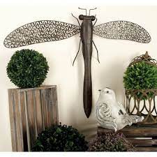 Large Metal Dragonfly Wall Art
