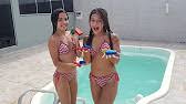 Desafio da piscina 2 — 2gurias #043подробнее. Desafio Dos Blocos Na Piscina Youtube