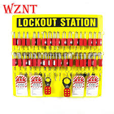 Us 164 22 20 Off 36 Lock Board Wall Mounted Lockout Tagout Stations In Locks From Home Improvement On Aliexpress