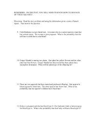 Created apr 20, 2015reportnominate tags:key, square. Punnett Squares Review Worksheet