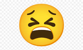 Emoji categories » concerned faces. Tired Face Emoji Distress Emoji Png Pleading Emoji Free Emoji Png Images Emojisky Com