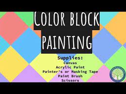 Color Block Painting Abstract Art