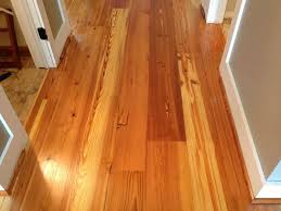 installing our heart pine flooring