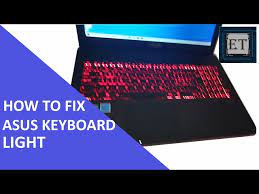 how to fix s keyboard light when not