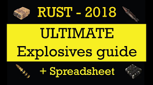Explosives Guide Lowest Sulfur Cost Is Explosive Ammo Overpowered Spreadsheet