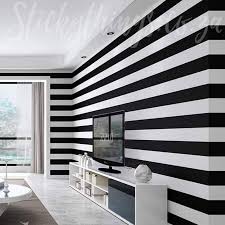 White And Black Striped Wallpaper