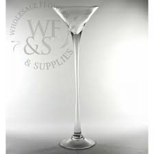 Whole Tall Glass Martini Vases For