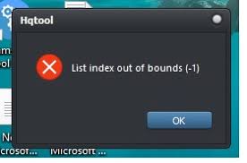 list index out of bounds 1 bug