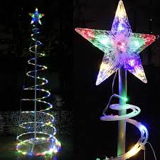 Details About 6ft Christmas Led Spiral Tree Light Holiday Party Decoration Lamp Color Changing