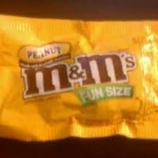 calories in m m s peanut m m s fun