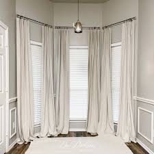 easy diy drop cloth curtains no sew