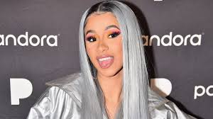 cardi b wore silver hair and sunset