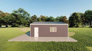 24×24 simple garage 8′ wall height. 24x24 Metal Garage Kit Compare Garage Prices Options
