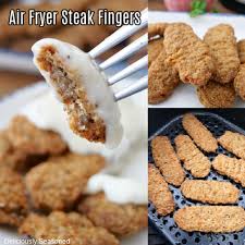 frozen steak fingers in the air fryer