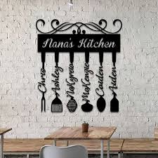 Rustic Kitchen Decor Custom Metal Sign