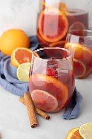 fruity rum red wine sangria summer