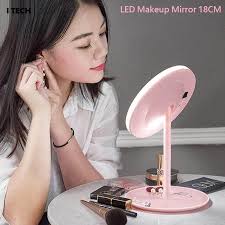 i tech new style led 18cm makeup mirror