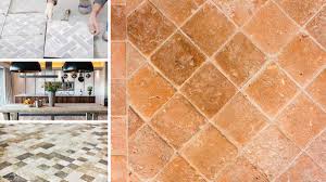 reclaimed tile and terracotta flooring