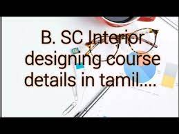 b sc interior designing course details