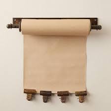 Antique Mounted Kraft Paper Roll