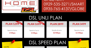 Pldt Dsl Fibr Plans For Dsl Plans