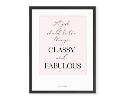 Coco Chanel Printable Quote Art Classy