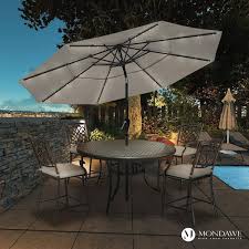 Outdoor Dining Set With Round Table