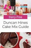 What are the flavors of Duncan Hines cake mixes?