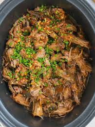 slow cooker beef brisket with barbecue