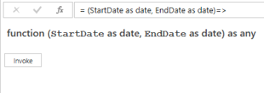 date dimension with power query
