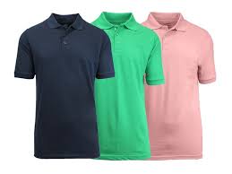 Galaxy By Harvic Mens Pique Polo 3 Pack