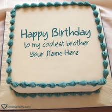 happy birthday cake for brother with name