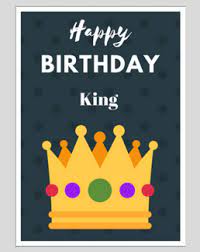 He's got a kind of undeniable swag reminiscent of his father and. Happy Birthday King Dreams Made Reality Cards