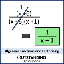 Factorising Algebraic Fractions