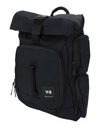 y 3 black men s backpacks yoox