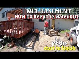 Regrading To Fix A Wet Basement 4k