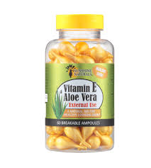 Similar to vitamin c, vitamin e is a popular antioxidant supplement, sold by itself, in multivitamins, and other products. Sunshine Naturals Vitamin E Aloe Vera Cream Breakable Cream Ampoules 60 Count Walmart Com Walmart Com