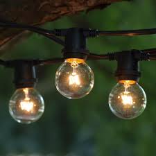 commercial outdoor globe string lights