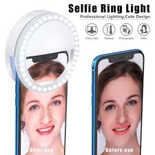 36led Selfie Ring Light Makeup Light For Iphone For Xiaomi For Samsung Huawei Portable Flash Camera Phone Case Cover Photography Professional Lighting Aliexpress