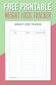 Printable Weight Loss Charts Template Business Psd Excel