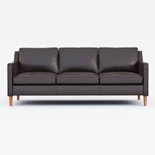 hamilton leather sofa 3d model for corona