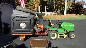 What a labor and time saver. Richie S D R Leaf Vacuum Youtube