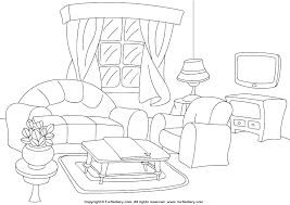 While your child is busy by coloring drawings you can do your. Living Room Coloring Sheet Turtle Diary