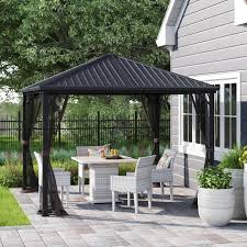 Aluminum Frame Patio Hardtop Gazebo