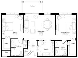 Two Bedroom Floor Plan Pennswood Village