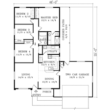House Floor Plans 4 Bedroom House Plans