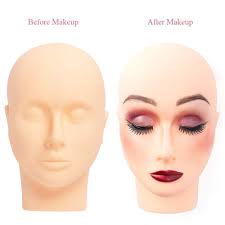 soft silicone standing makeup dummy at