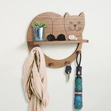 decorative floating shelves solid wood