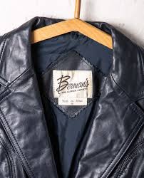 Vintage Berman's Leather Blazer Jacket on Garmentory